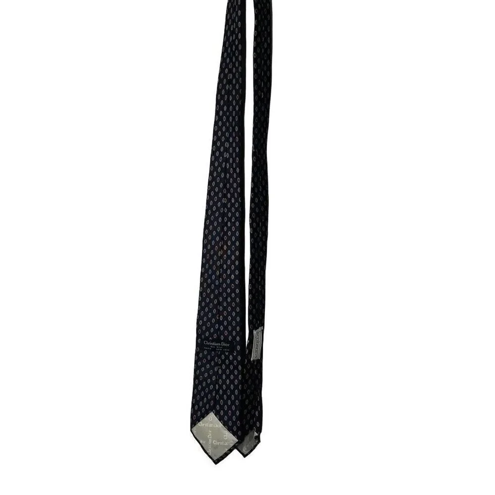 Christian Dior All Silk Black Tie Men’s